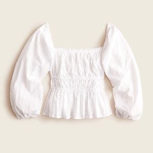 J. Crew White Blouse